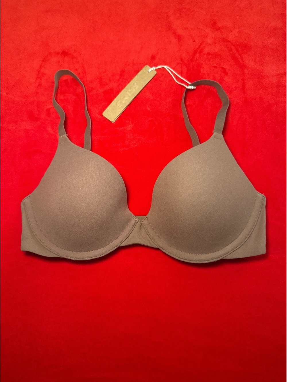 Skims Fits Everybody T Shirt Bra Color Jasper Size 30B